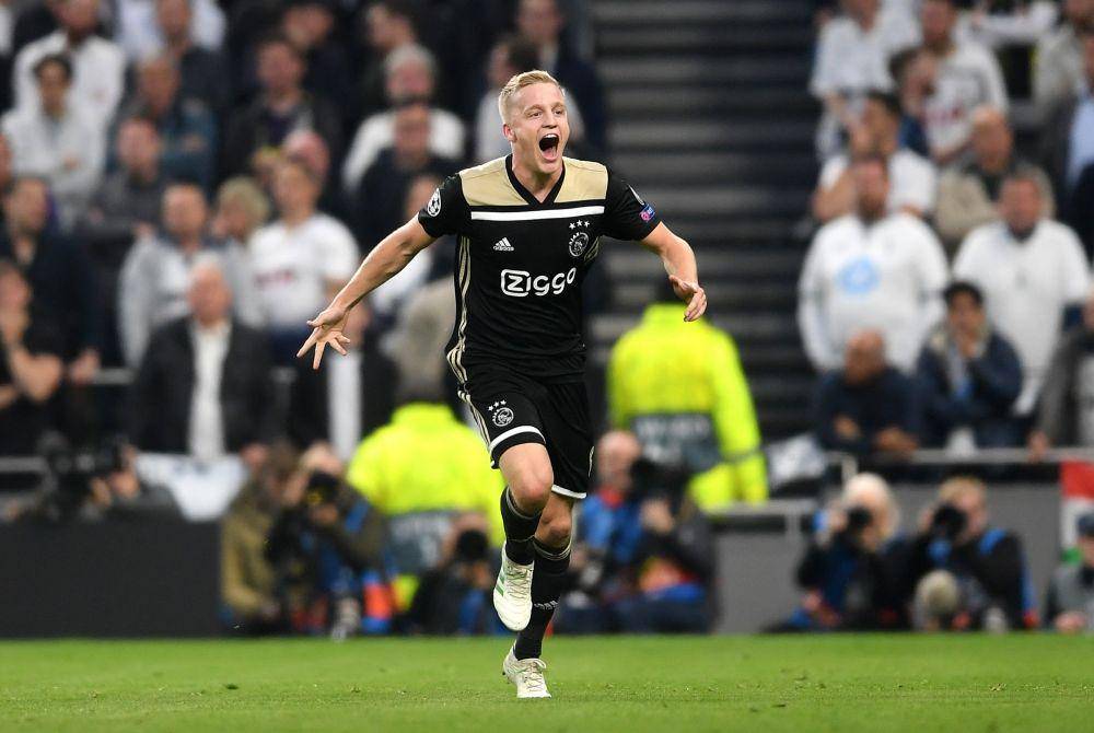 Donny van de Beek di Ajax (twitter.com/ChampionsLeague)