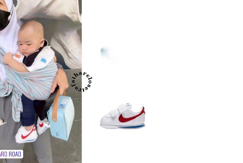Rayyanza Malik Ahmad memakai sepatu dari merk Nike (instagram.com/rafatharcloset)
