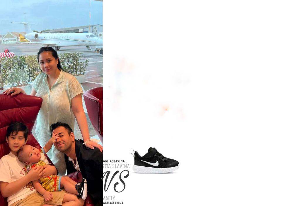 Rayyanza Malik Ahmad memakai sepatu dari merk Nike (instagram.com/fashion_nagitaslavina)