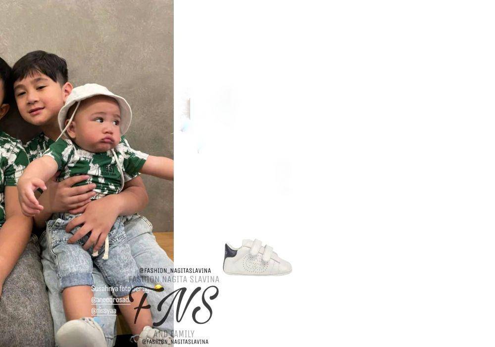 Rayyanza Malik Ahmad memakai sepatu dari merk Gucci (instagram.com/fashion_nagitaslavina)