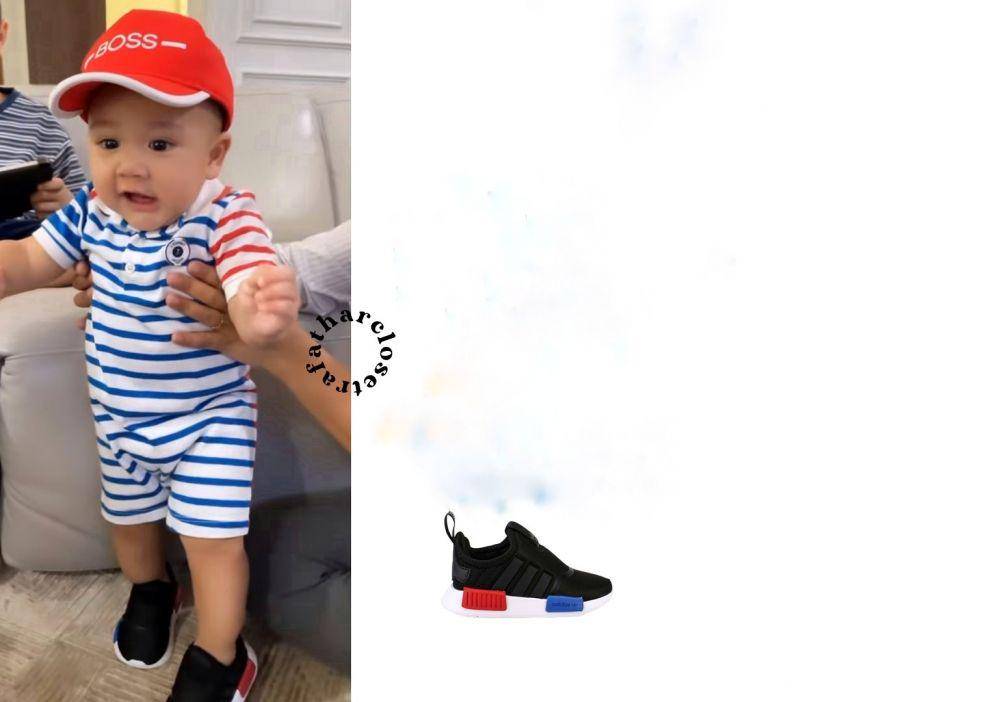 Rayyanza Malik Ahmad memakai sepatu dari merk Adidas (instagram.com/rafatharcloset)