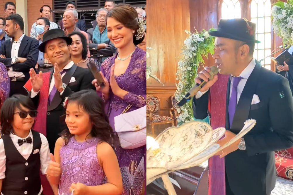 potret Judika di pernikahan adik iparnya (instagram.com/judikadumafamily)