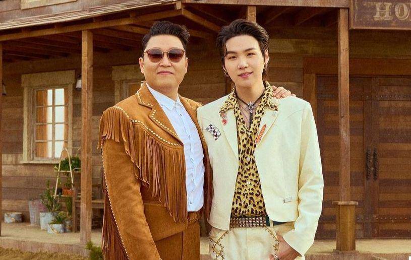 PSY and Suga BTS (instagram.com/42psy42)