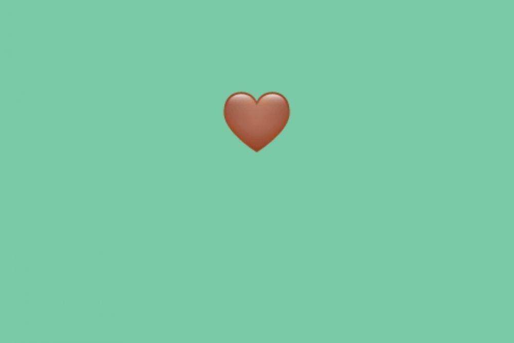 emoticon love cokelat (whatsapp/WhatsApp Story)