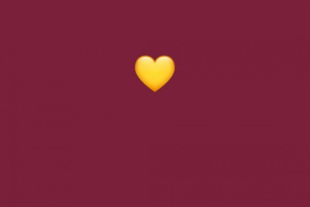 emoticon love kuning (whatsapp/WhatsApp Story)