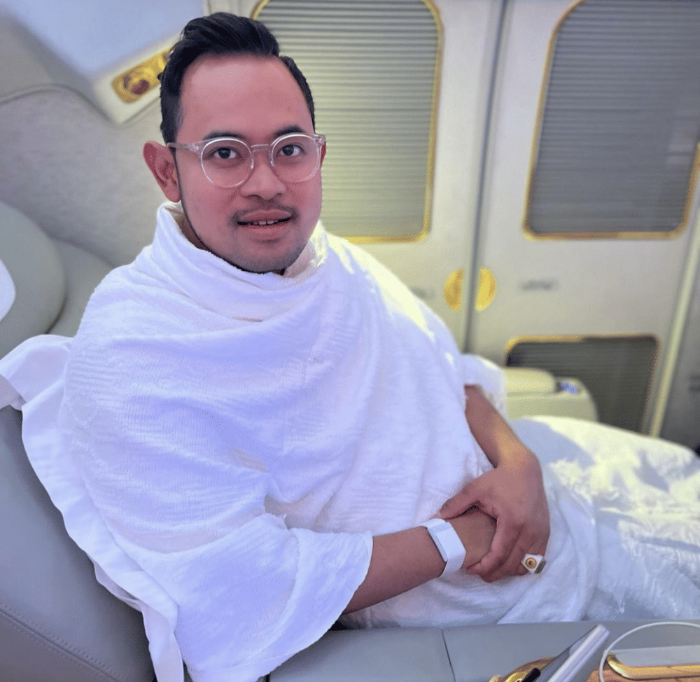 momen Shandy Purnama Sari dan Gilang Juragan99 naik haji (instagram.com/shandypurnamasari)
