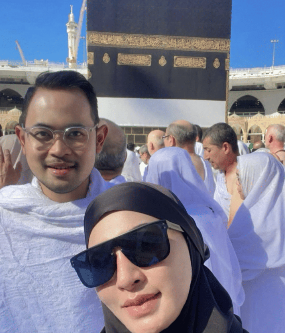 momen Shandy Purnama Sari dan Gilang Juragan99 naik haji (instagram.com/shandypurnamasari)