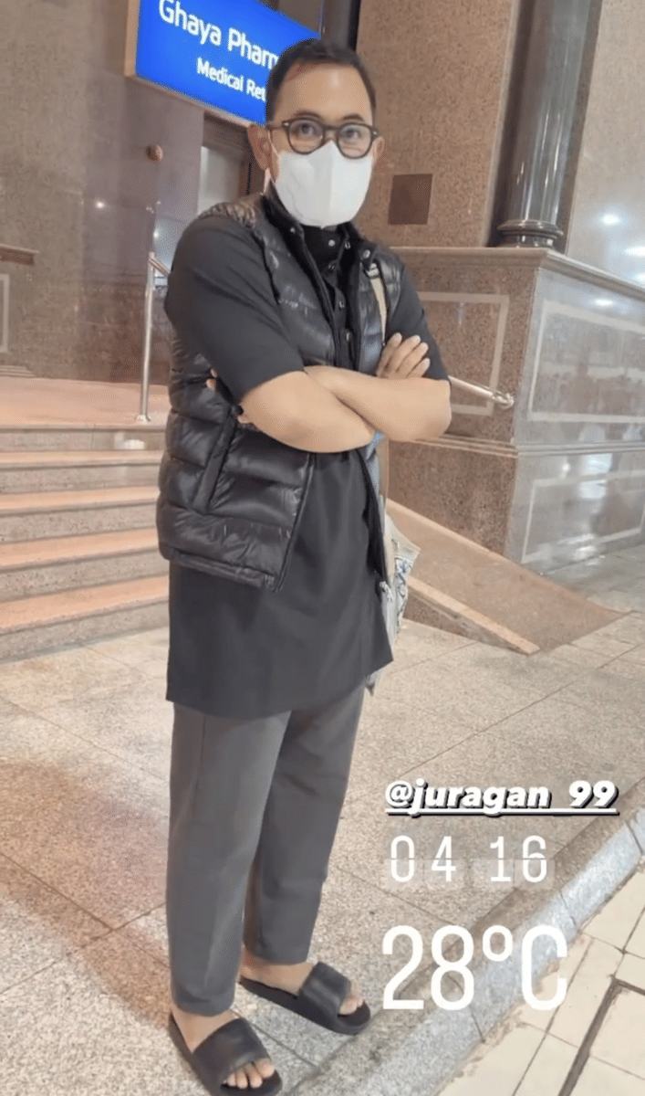 momen Shandy Purnama Sari dan Gilang Juragan99 naik haji (instagram.com/shandypurnamasari)