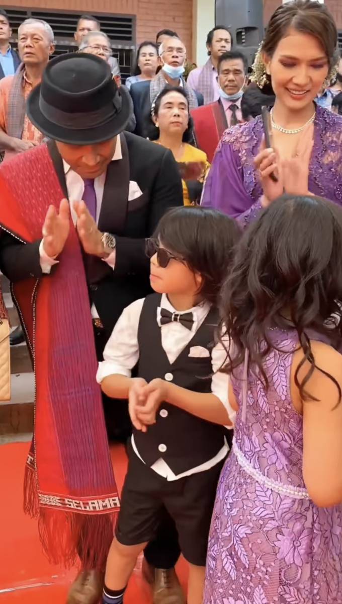 potret Judika di pernikahan adik iparnya (instagram.com/judikadumafamily)