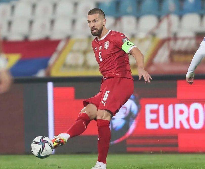 Matija Nastasic ketika membela Timnas Serbia. (instagram.com/mnastasic_5)