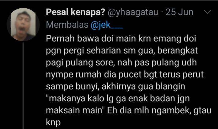 pengalaman ngedate (twitter.com/pesalkenapa?)