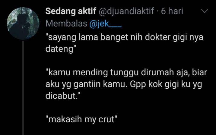 terlanjur sayang (twitter.com/sedangaktif)