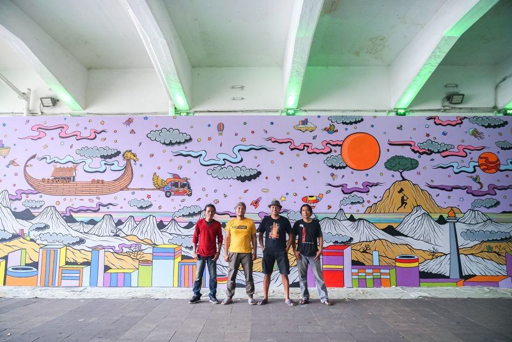 Seni Kreatif Dukung Film Terbaru Thor, Ada di Area Stasiun Sudirman