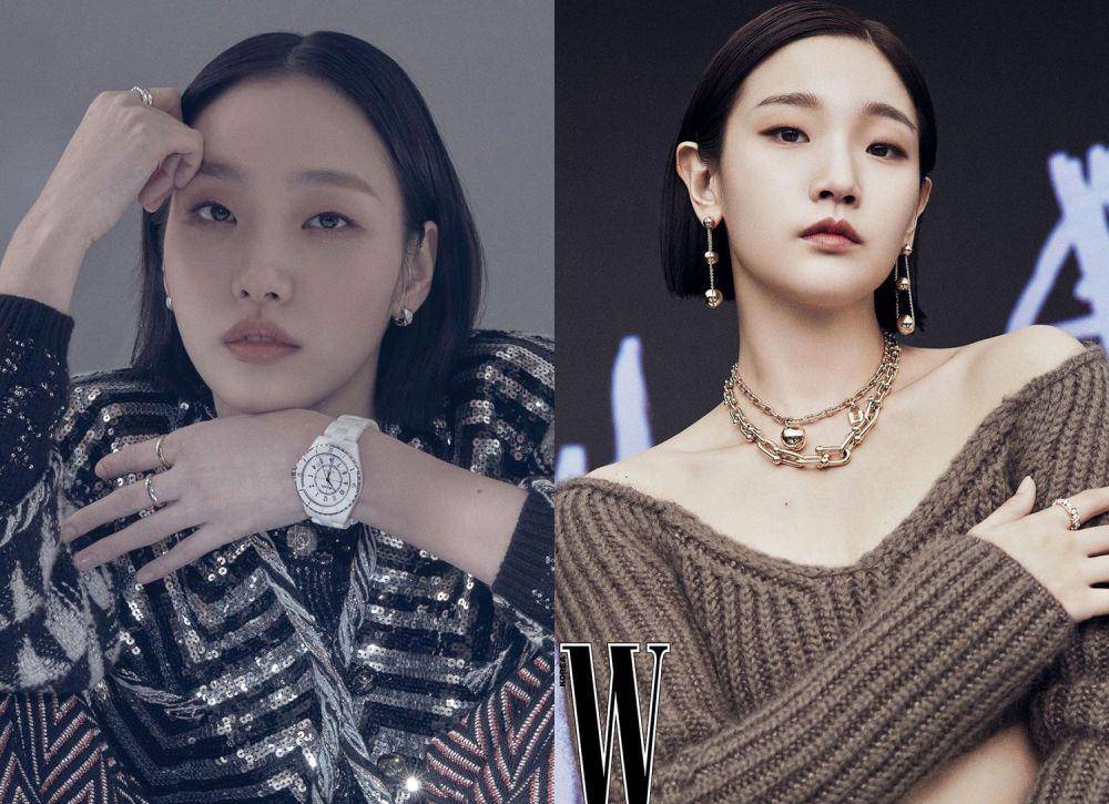 kolase foto kemiripan Kim Go Eun dan Park So Dam (https://www.instagram.com/ggonekim/ ; https://www.instagram.com/sodam_park_0908/)