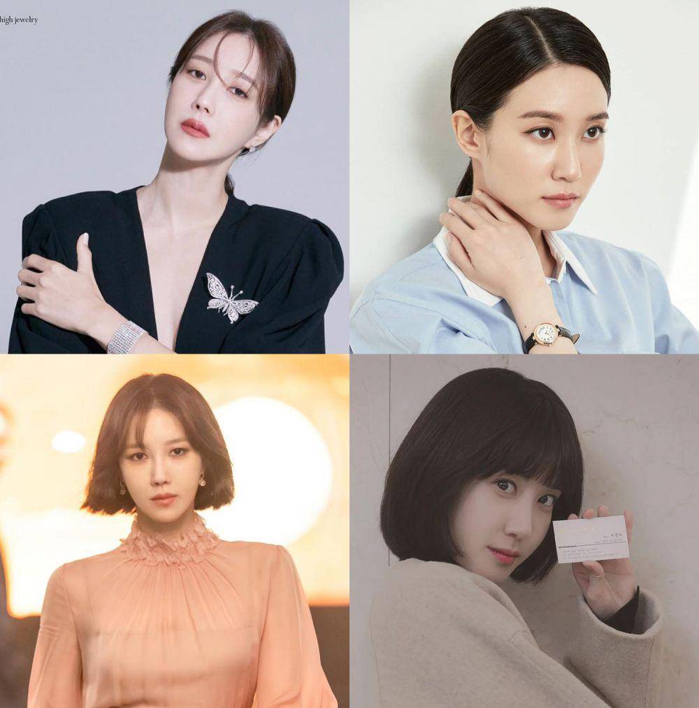 foto kemiripan Lee Ji Ah dan Park Eun Bin dengan dua gaya rambut berbeda (https://www.instagram.com/e.jiah/ ; https://www.instagram.com/eunbining0904/)