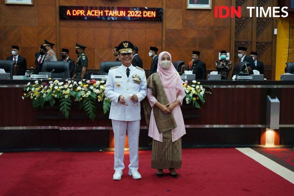 Mayjen TNI Purnawirawan Achmad Marzuki, resmi menjabat sebagai Penjabat (Pj) gubernur Aceh. (IDN Times/Muhammad Saifullah)