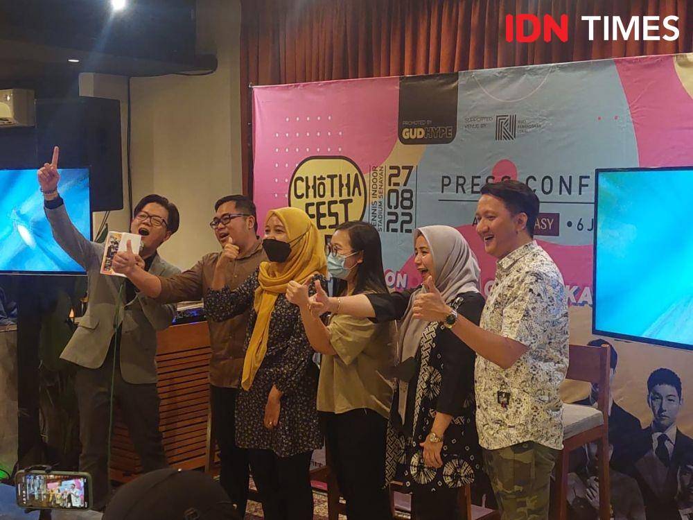Promotor Chothafest 2022 di Jakarta, pada Rabu (6/7/2022) (IDN Times/Erfah Nanda)