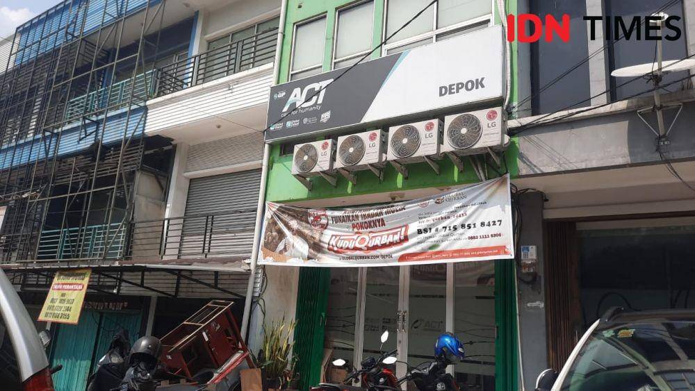 Lokasi ACT Depok di Jalan Juanda, Kecamatan Beji, Kota Depok. (IDNTimes/Dicky)