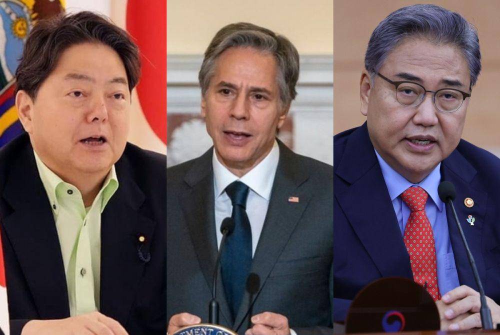 Yoshimasa Hayashi (instagram.com/hayashi_yoshimasa) | Antony Blinken (instagram.com/secblinken) | Park Jin (koreaherald.com)