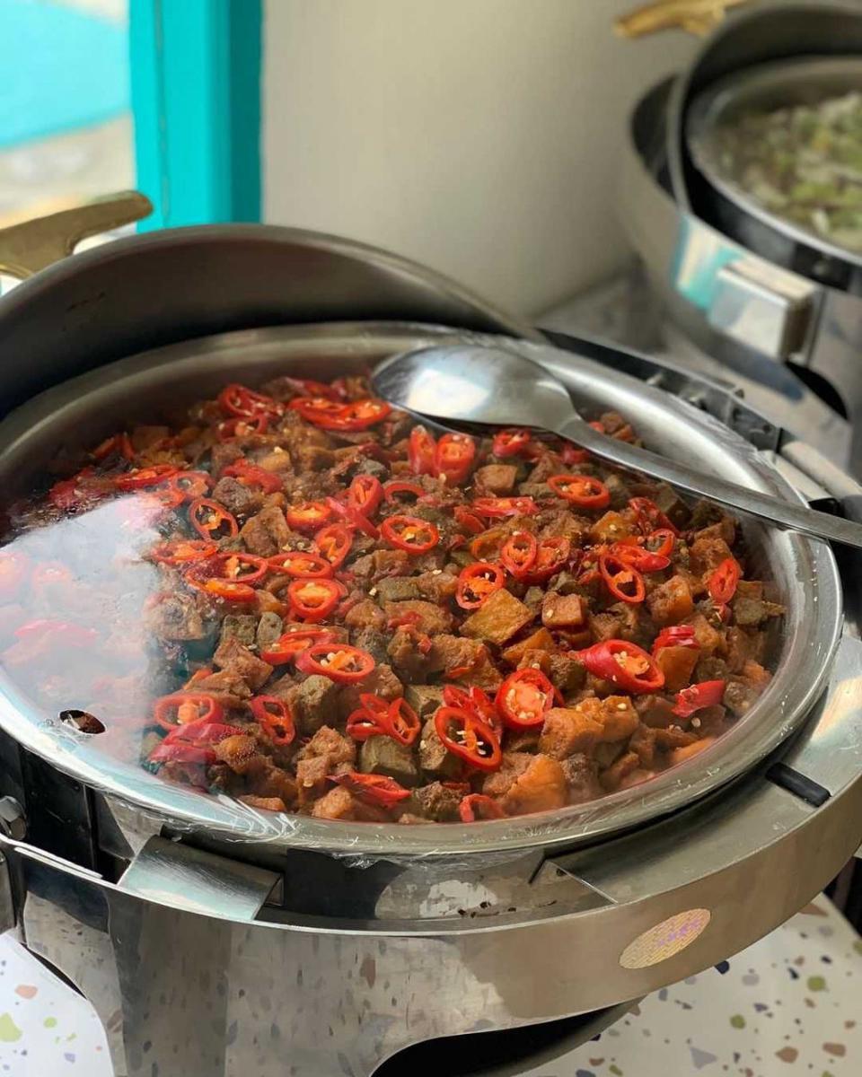 potret sambal goreng daging (instagram.com/nolacatering.co)