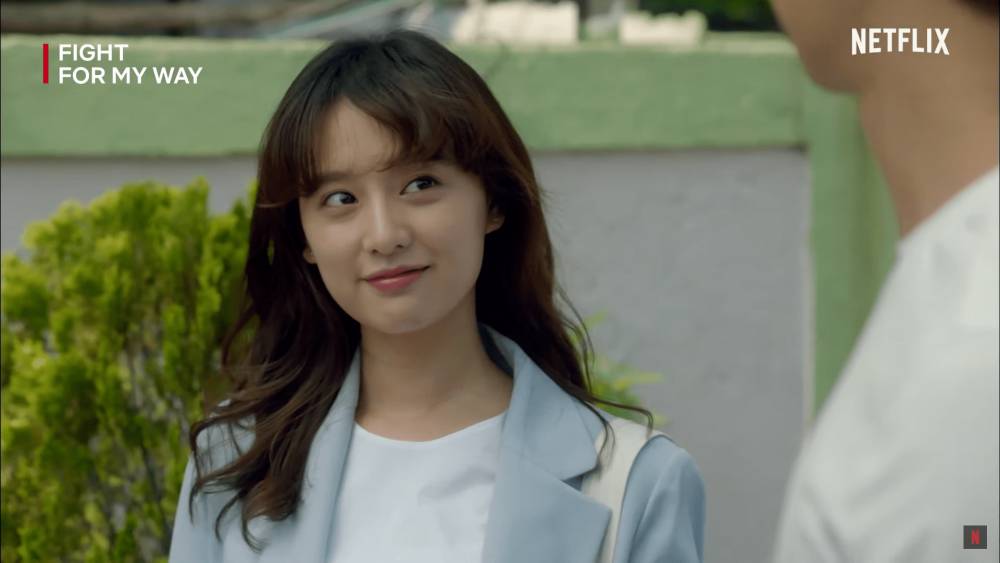 Kim Ji Won di drama Fight for My Way (youtube.com/Netflix Indonesia)