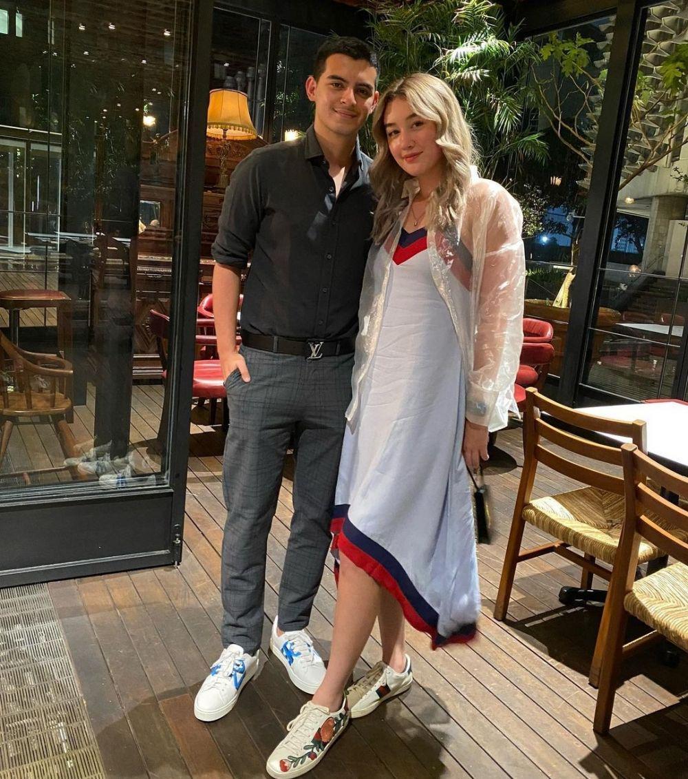 Ciccio Manassero bersama Natasha Ryder (instagram.com/ciomanassero)