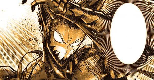 Garou lagi-lagi meniru wajah Saitama ( tonarinoyj.jp/One Punch-Man )