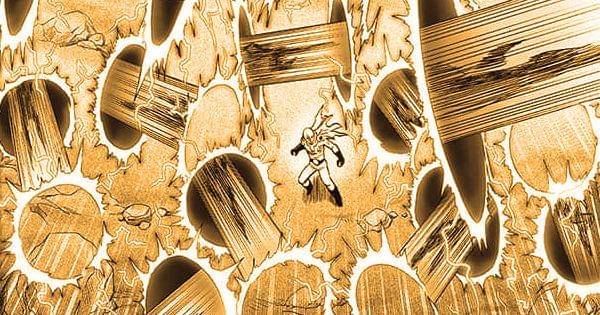 Garou beberapa kali berpindah dari satu portal ke portal lain ( tonarinoyj.jp/One Punch-Man )