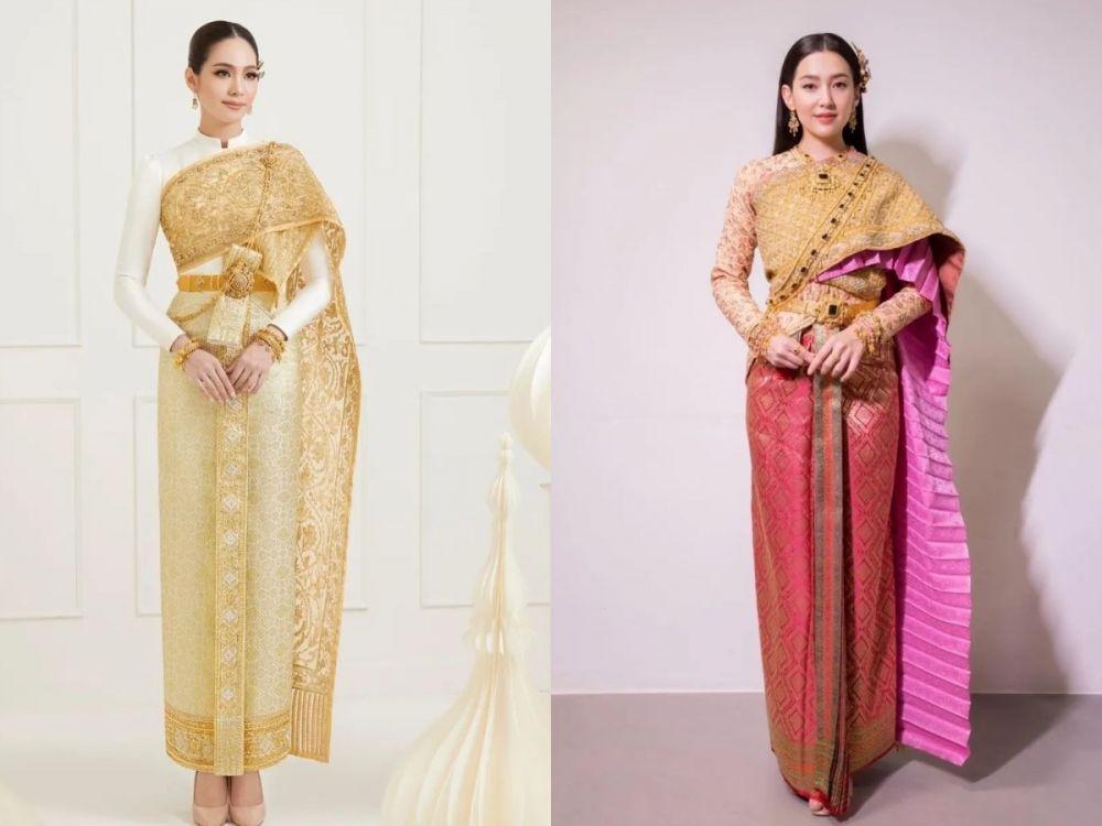 9 Potret Artis Thailand Kenakan Busana Tradisional, Elegan!