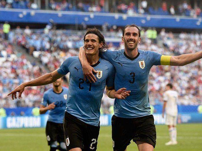 Edinson Cavani dan Diego Godin (instagram.com/cavaniofficial21)