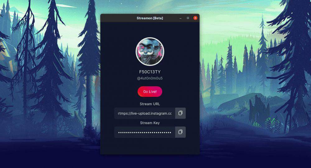 tampilan aplikasi Streamon (getstreamon.com)