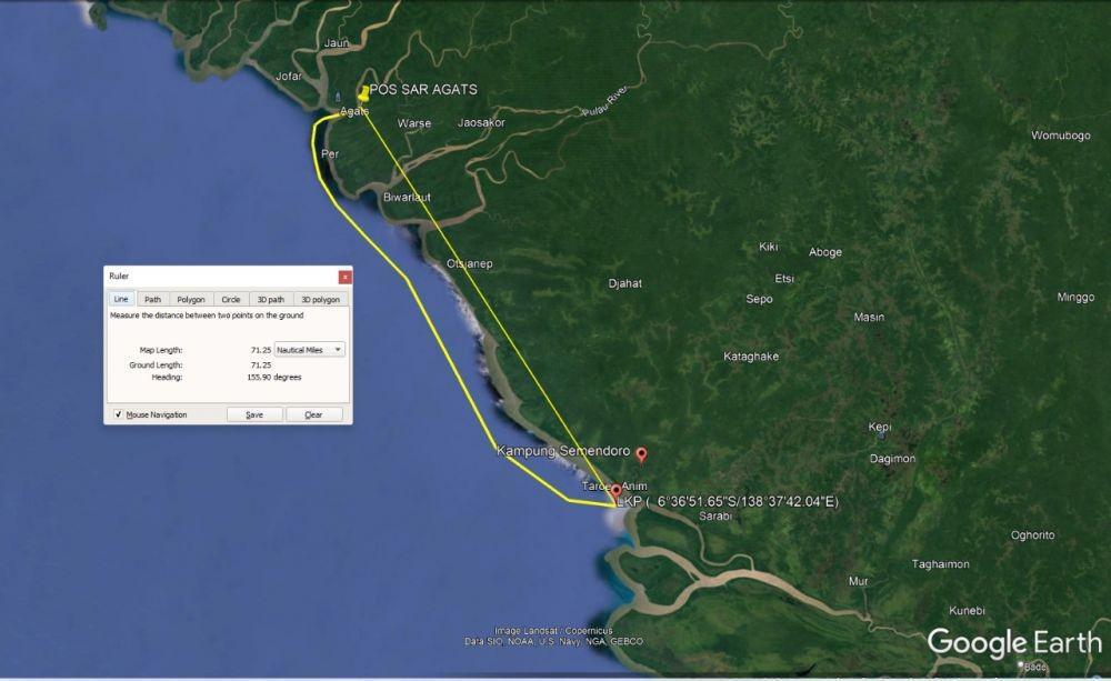 Longboat Berpenumpang 8 Orang Tenggelam di Asmat