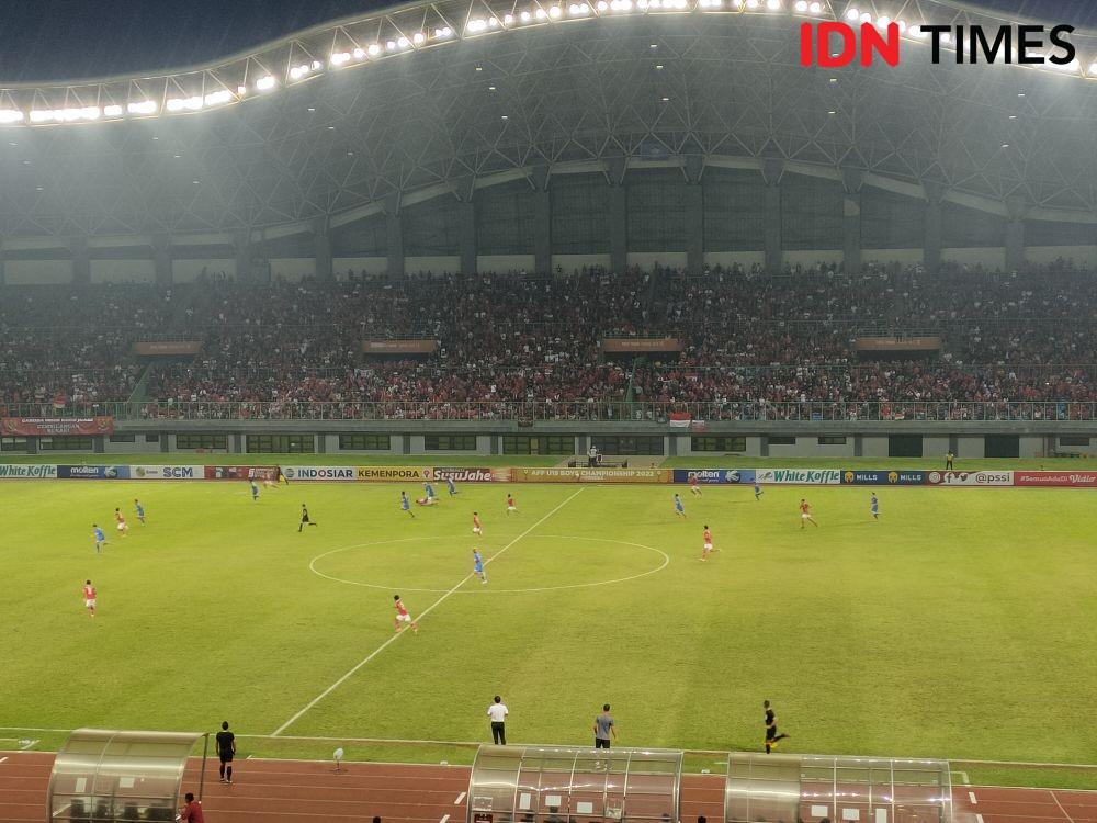 Filipina vs Indonesia di Piala AFF U-19 2022, Jumat (8/7/2022). (IDN Times/Tino)