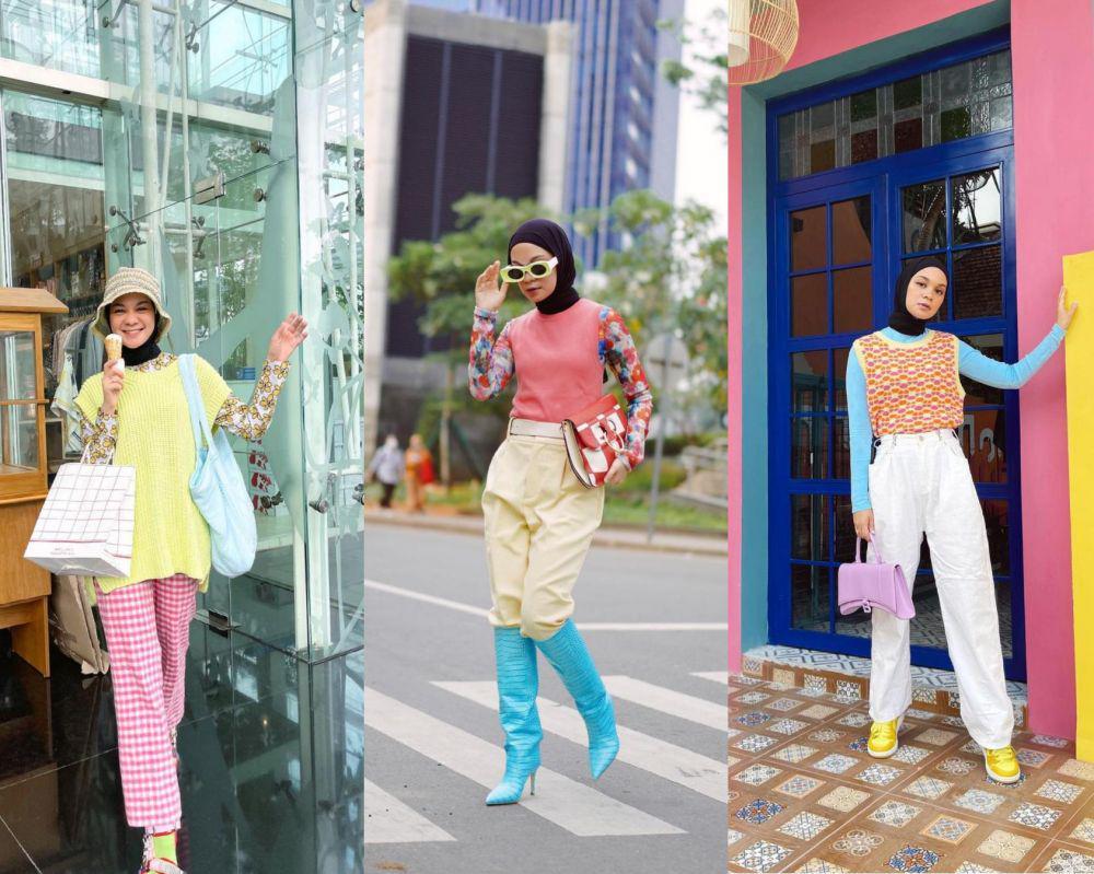 10 Inspirasi OOTD Cewek Kue Ala Tantri Namirah, Trendy Abis!