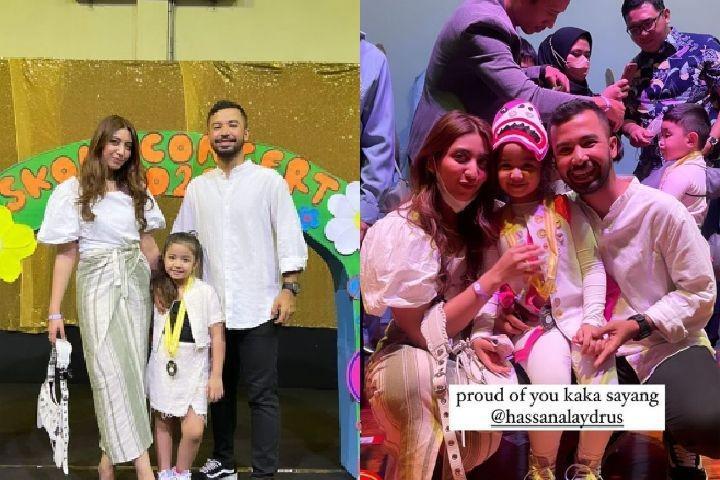 10 Potret Vicky dan Hassan Alaydrus di Acara Sekolah Miwa, Bikin Baper