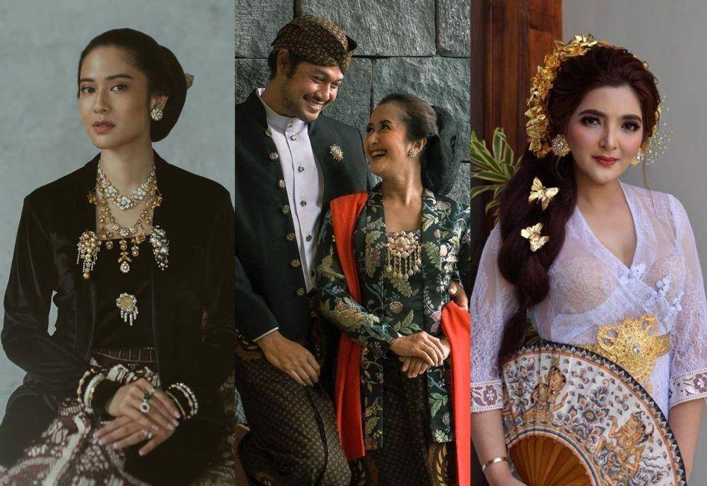 Sanggul untuk Kebaya Klasik (instagram.com/therealdiansastr_ | instagram.com/widimulia | instagram.com/ashanty_ash)
