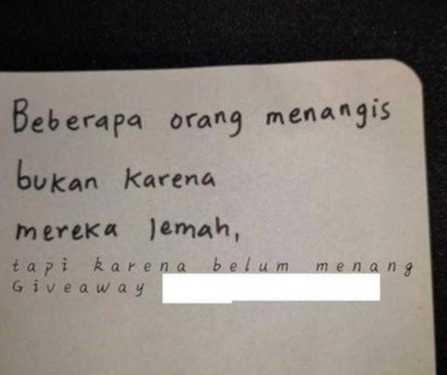 alasan orang menangis (twitter.com/yametkudasi)