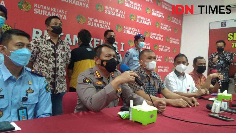 Konferensi pers kasus kekerasan seksual dengan tersangka anak kiai Jombang. IDN Times/Khusnul Hasana.