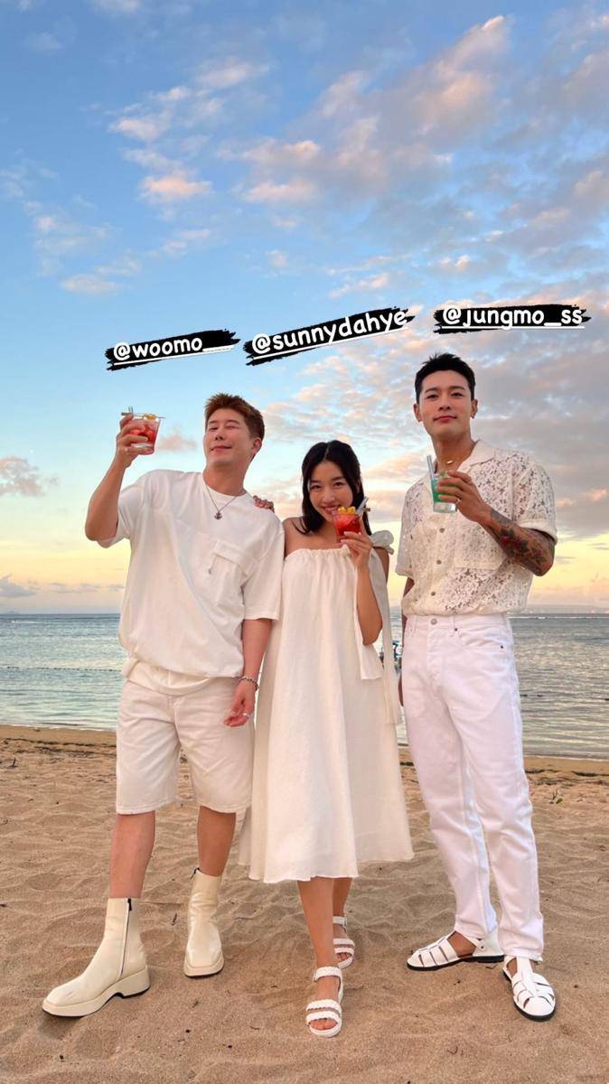 Sunny Dahye dinner pra wedding (Instagram.com/jungmo_ss/)