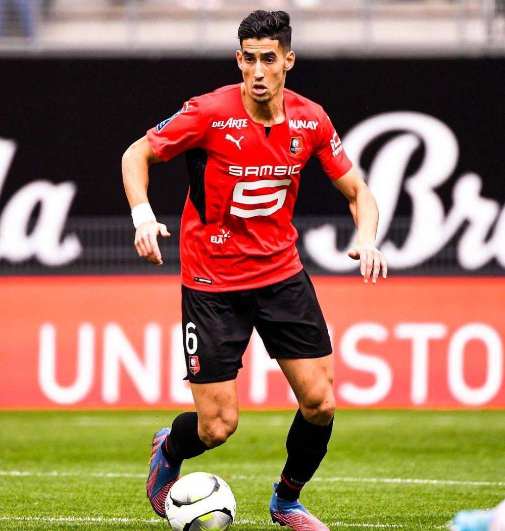 Nayef Aguerd saat membela Stade Rennes. (instagram.com/nayefaguerd)