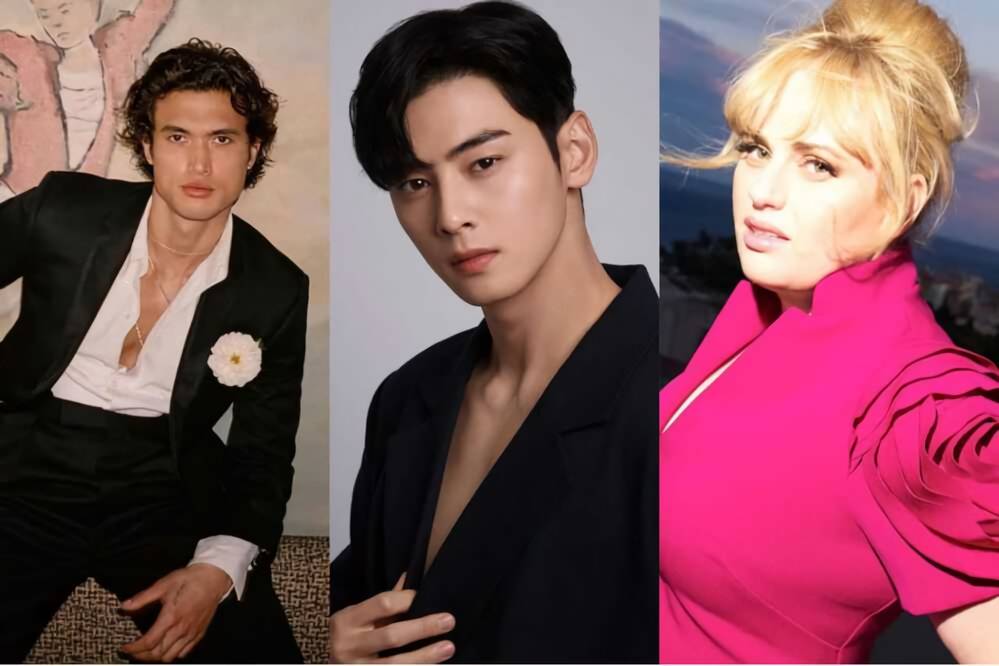 Charles Melton, Cha Eun Woo, dan Rebel Wilson (instagram.com/melton | instagram.com/eunwo.o_c | instagram.com/rebelwilson)