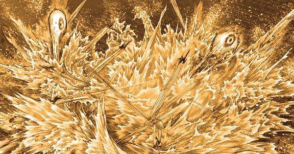 Garou menghajar Evil Natural Water ( tonarinoyj.jp/One Punch-Man )