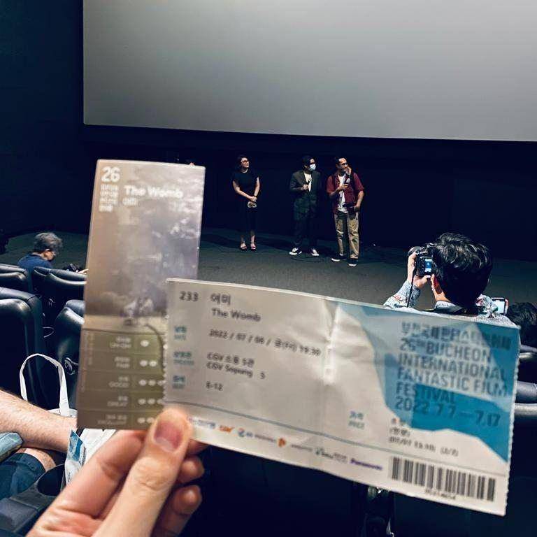 World premiere day 1 film Inang di BIFAN (dok. IDN Picture/Film Inang)