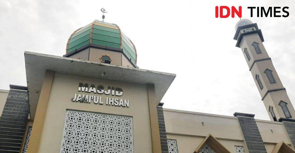 Bangunan masjid Jami'ul Ihsan di Jl Toddopuli Raya, Kota Makassar, Sulawesi Selatan. (Dahrul amri/IDN Times Sulsel)