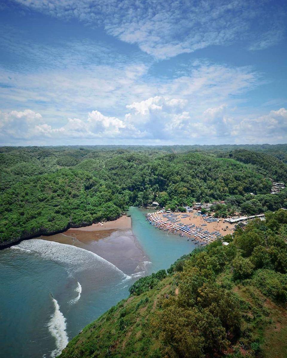 potret Pantai Baron (instagram.com/Fandiryan)