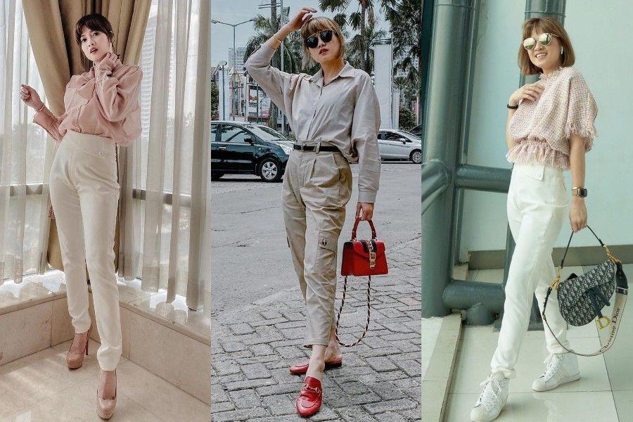 9 Referensi Gaya Busana ke Kantor ala Chika Jessica, Rapi nan Stylish