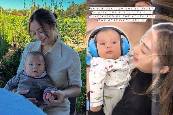 Nikita Willy ajak baby Izz naik pesawat (Instagram.com/nikitawillyofficial94)