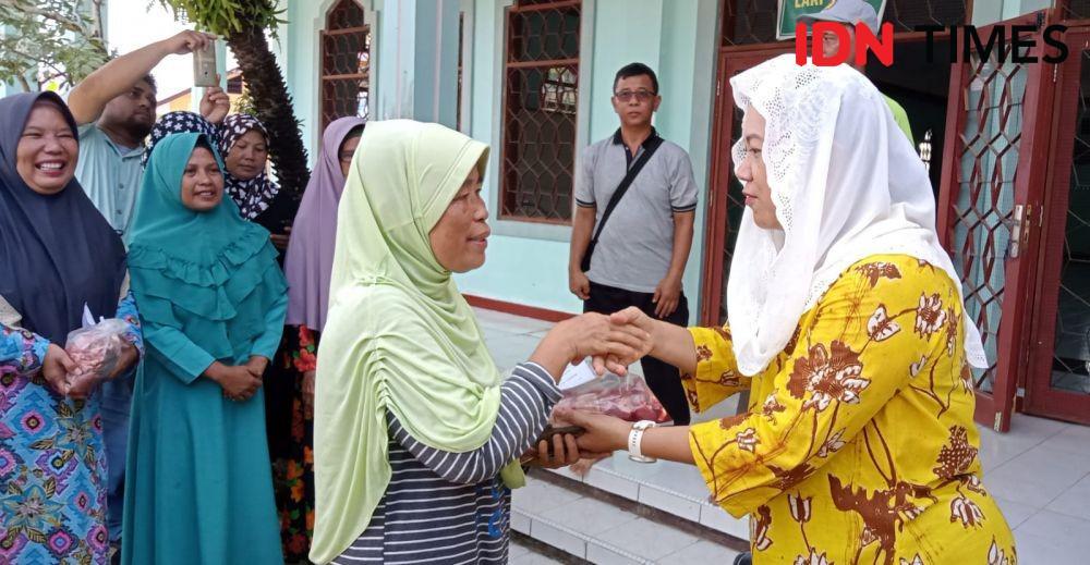 Putri Akbar Tandjung Rayakan Idul Adha di Tapanuli Tengah