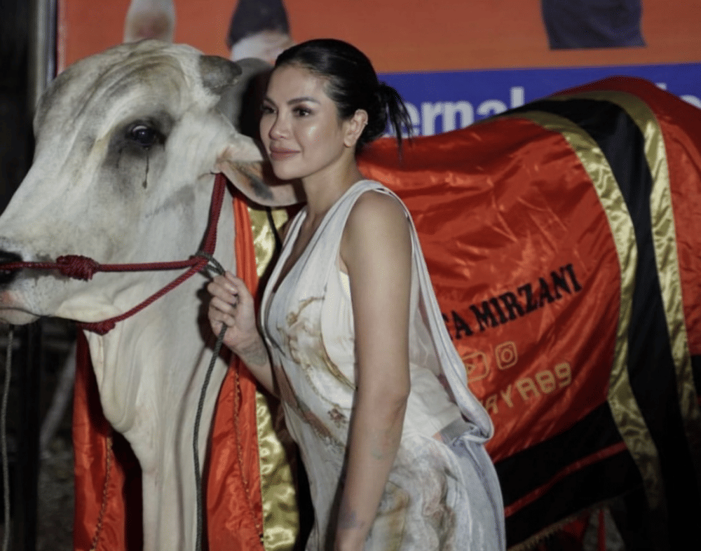 potret perpisahan Nikita Mirzani dengan kurbannya (instagram.com/nikitamirzanimawardi_172)