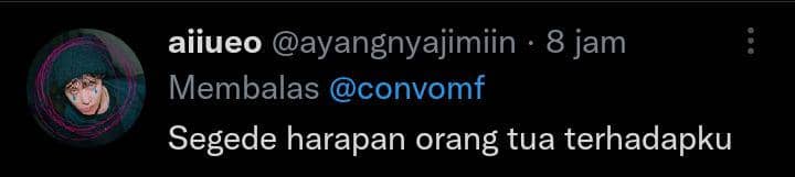 komentar lucu warganet (twitter.com/ayangnyajimin)